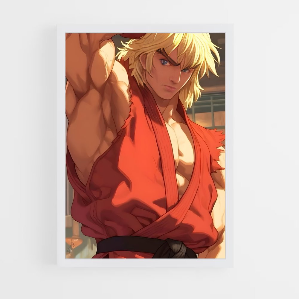 Poster Ryu, Le Maître du Hadouken – affiche Street Fighter (vue 3)